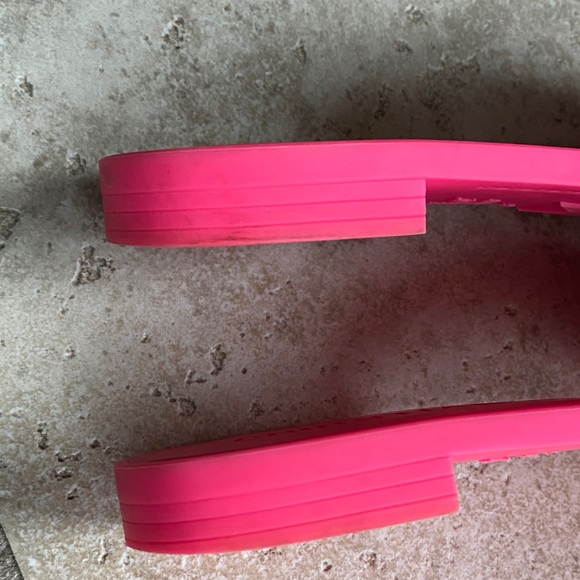 Dior Bright Pink Slide Sandals - Picture 14 of 16